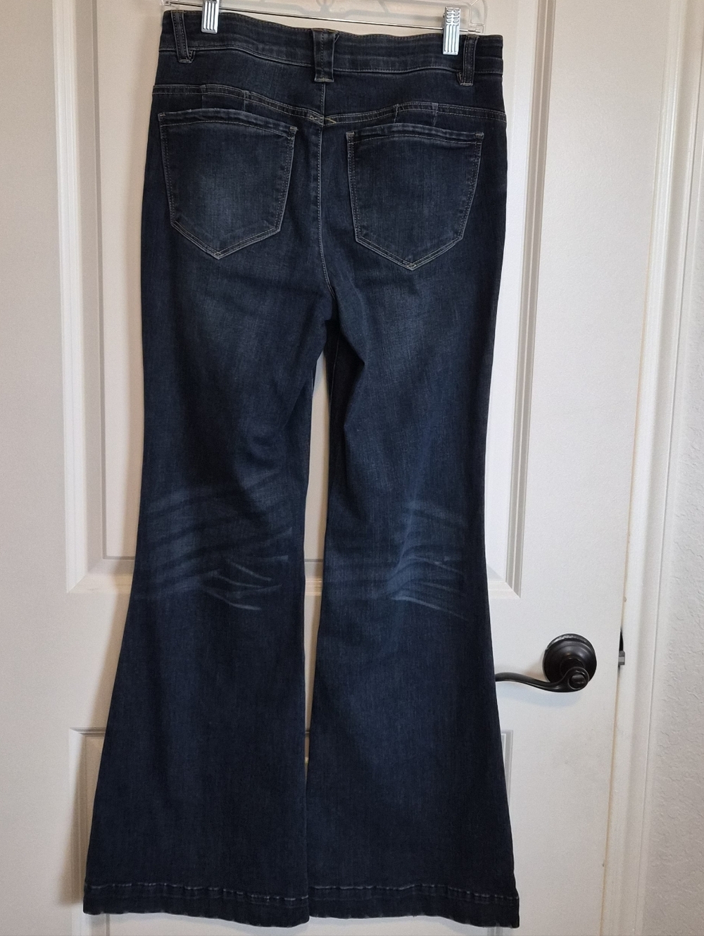NWOT Democracy Dark Blue Flare Jeans Women's Size 4 - Picture 5 of 8